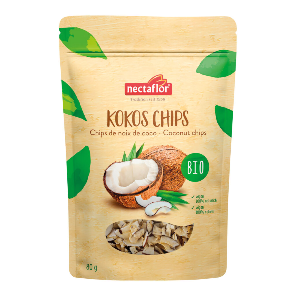Bio Kokos Chips 80 g - Narimpex