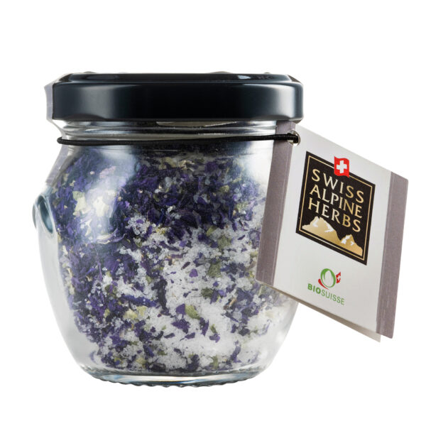 Bio Alpensalz mit Malvenblüten 102 g